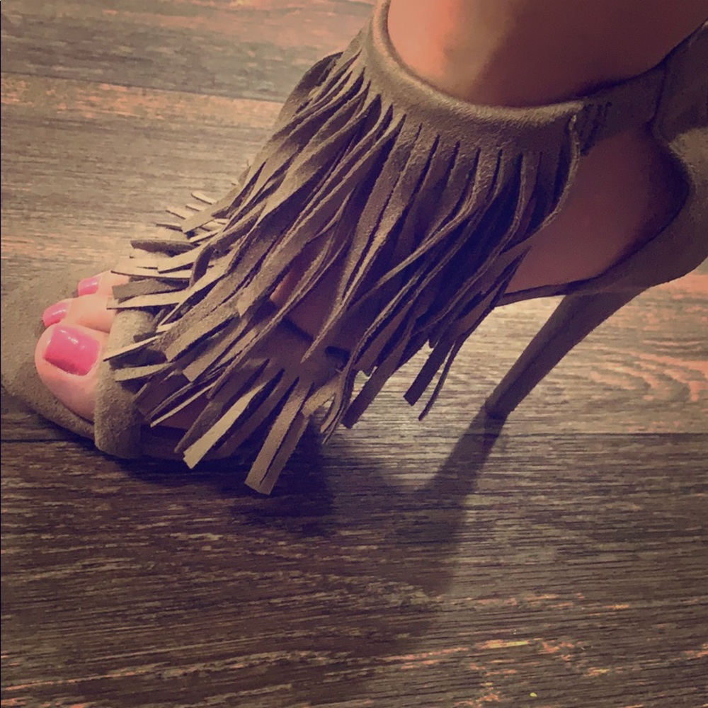 Charlotte Russe Fringe Heels 👠